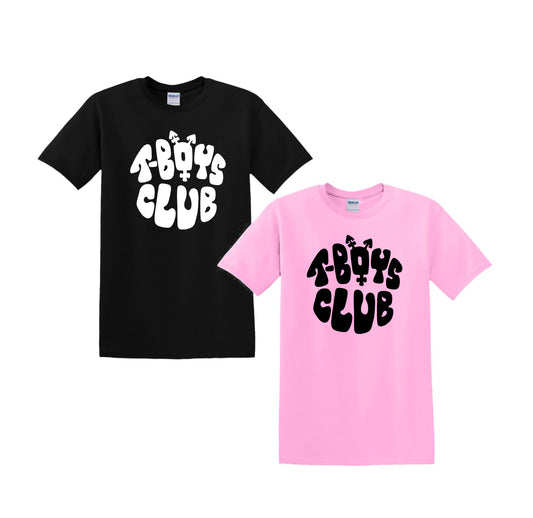 TBOYS CLUB T-Shirt Pre-Order (PINK OR BLACK)